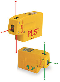 PLS-3 s červeným alebo zeleným laserovým lúčom